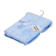 Brushed Fleece Baby Blanket Blue