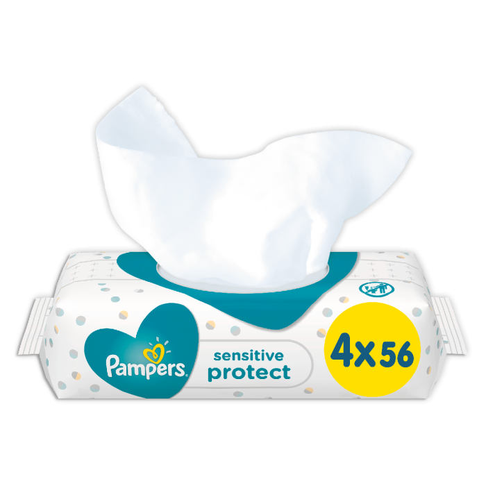 Buy the Sensitive Baby Wipes 4 X 56 Pack from Babies-R-Us Online | Babies R  Us Online