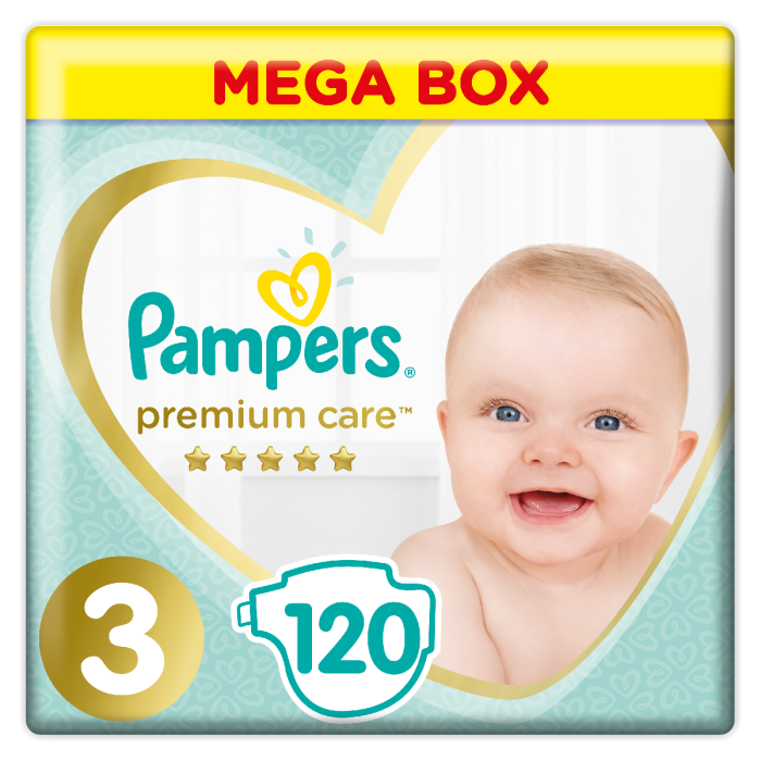 Buy the Premium Care Size 3 Mega Pack 120 from Babies-R-Us Online | Babies  R Us Online