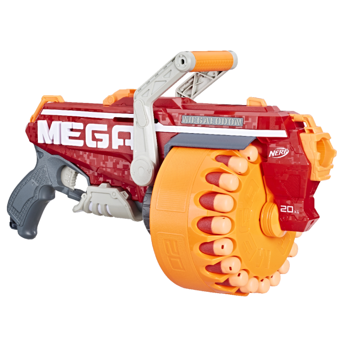 Megalodon Nerf N Strike Mega Toy Blaster With 20 Official Nerf Mega Whistler Babies R Us Online