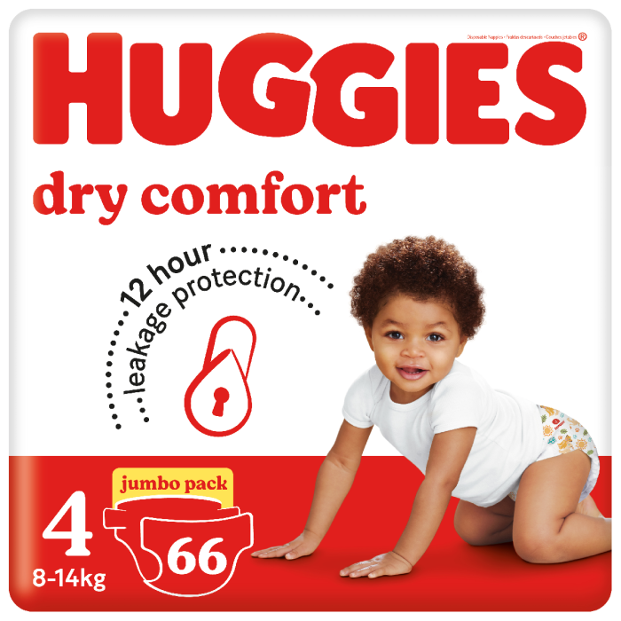 Buy the Dry Comfort Nappies Size 4 Jumbo Pack 66'S from Babies-R-Us Online  | Babies R Us Online