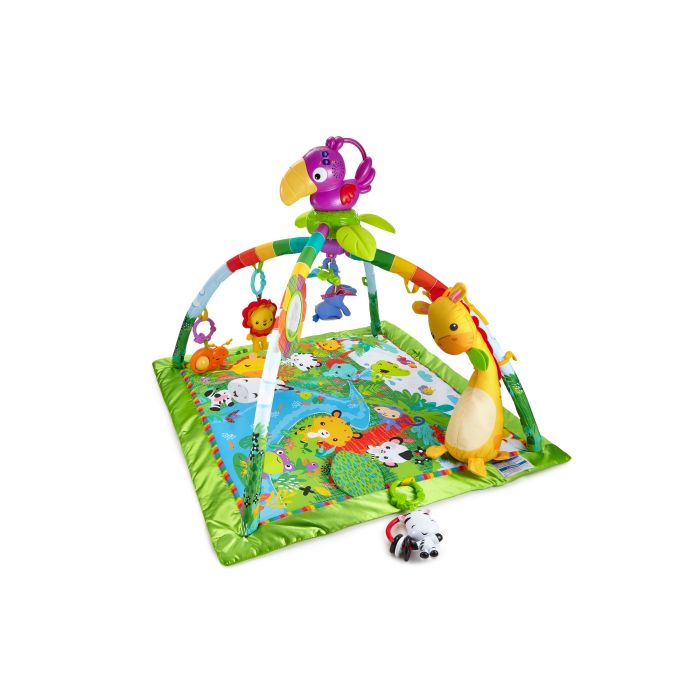 Fisher-Price Rainforest Music & Lights Deluxe Infant Gym | Babies R Us  Online