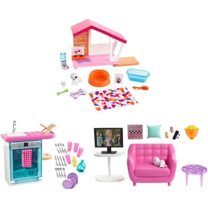 barbie house furniture set